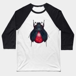 Red Jasper Beetle Baseball T-Shirt